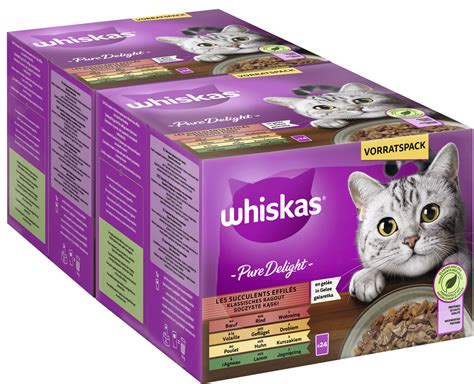 Whiskas Pure Delight Pack avantage Ragoût classique en gelée 24 x 85g