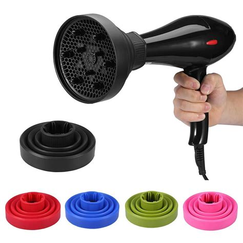 Hair Dryer Collapsible Diffuser, Silicone Hair Diffuser for Home ...