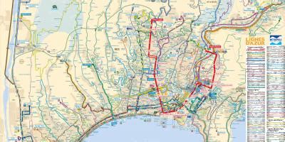 Mapa De Autobuses De Niza Mapa De Niza Rutas De Autob S Provence