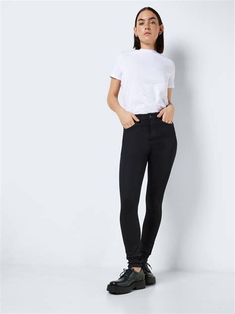 Nmcallie High Waisted Skinny Fit Jeans Black Noisy May®