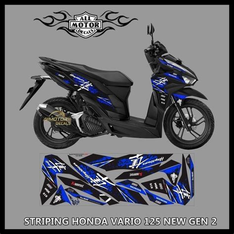 Jual Striping Honda Vario New Gen Motif Hayabusa Stiker Motor