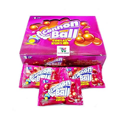 Jual Cannon Ball Coklat Kunyah Isi Pcs Shopee Indonesia