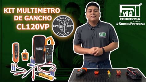 Poderoso Kit Multimetro De Gancho Klein Cl Vp Youtube