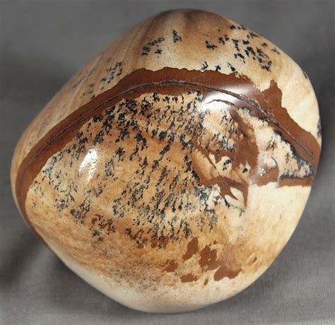 LANDSCAPE PICTURE JASPER MASSAGE THERAPY STONE 2 8 X2 6 SPECIMEN GIFT