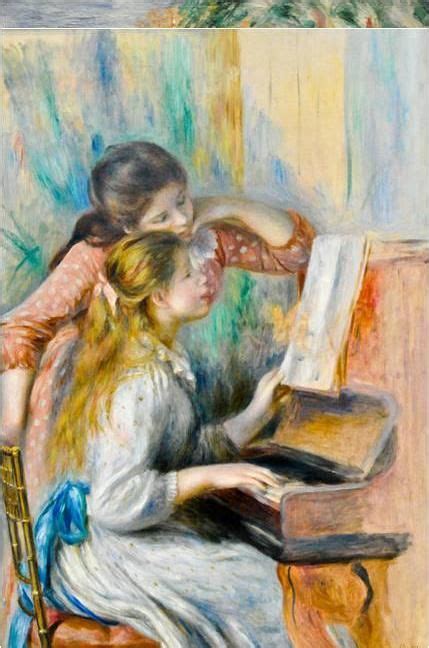 Muchachas Tocando El Piano Renoir Paintings Renoir Art