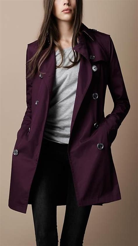 Purple Trench Coat Womens Deals