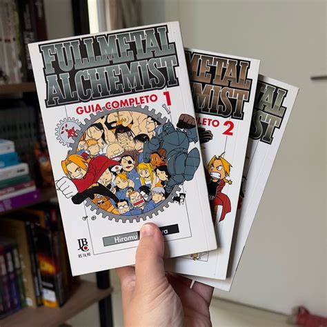 Fullmetal Alchemist Guia Completo 3 Volumes Shopee Brasil