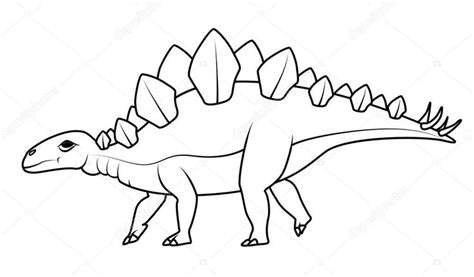 Dibujo Estegosaurio Estegosaurio Dinosaurios Dibujos Para Colorear