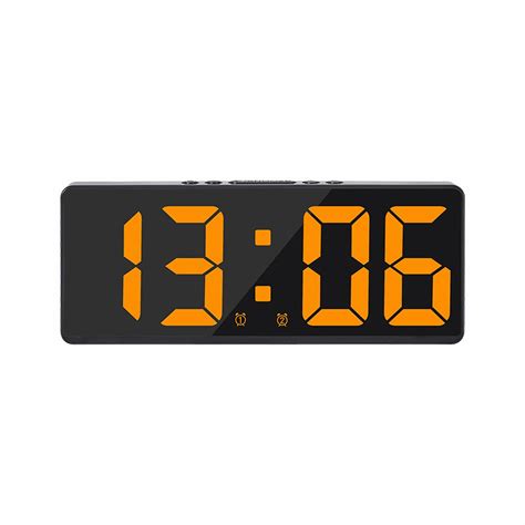 Two Groups Of Alarm Clock Simple LED Clock Large Screen Digital Clock ...