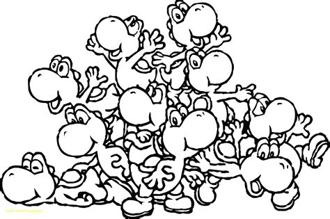 Mario And Luigi And Yoshi Coloring Pages At Getcolorings Free