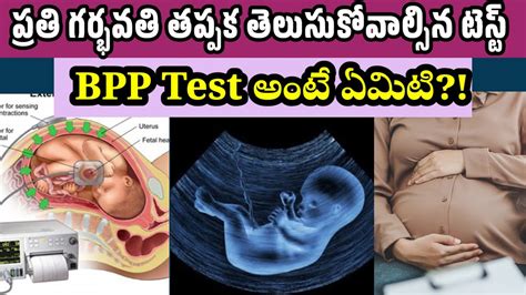 BPP Test During Pregnancy Full Details Intelugu Pregnancy YouTube