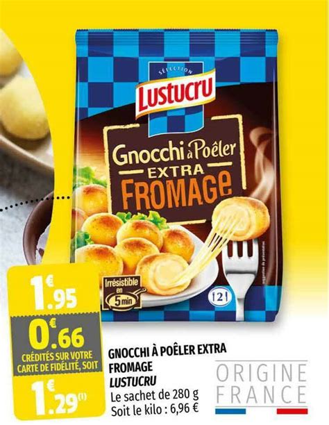 Promo Gnocchi à Poêler Extra Fromage Lustucru chez Coccimarket