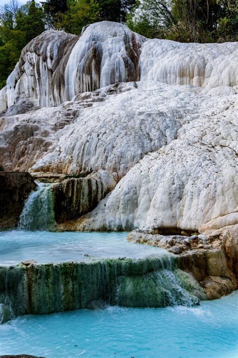 Bagni di San Filippo stock photo. Image of green, valdorcia - 266479402