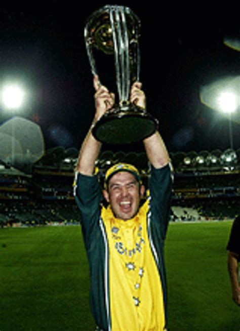 Ricky Ponting Celebrates World Cup Win