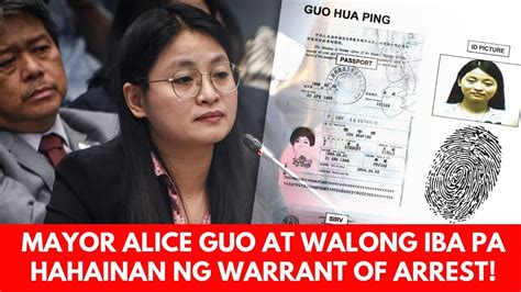 Fingerprint Ni Mayor Alice Guo At Guo Hua Ping Iisahahainan Na Ng