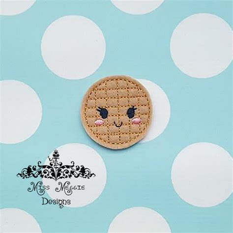 Waffle Kawaii Feltie Ith Embroidery Design File Miss Meggie Designs