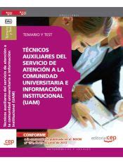 TECNICOS AUXILIARES DEL SERVICIO DE ATENCION A LA COMUNIDAD