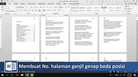 Cara Mengcopy Satu Halaman Word Tema Belajar