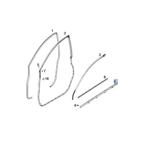 Uszczelka Listwa Szyby Drzwi Przednich Lewa Antara Sklep
