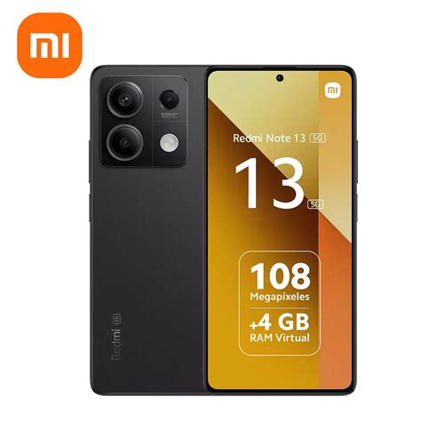 Celular Xiaomi Redmi Note G Gb Liberado Dual Sim Negro Tecno