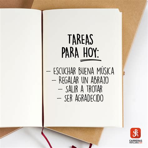 Frase Tareas Para Hoy