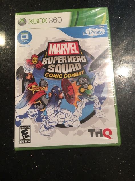 UDraw Marvel Super Hero Squad Comic Combat Microsoft XBOX 360 New