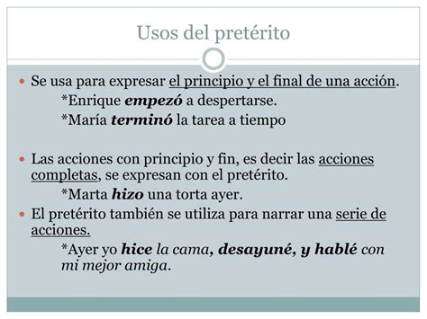 Ppt El Pret Rito Y El Imperfecto Powerpoint Presentation Free