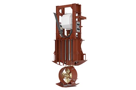retractable azimuth thruster shock qualified design