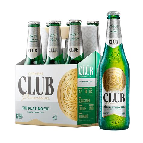 Club Premium Platino Cerveza Botella Pack Ml