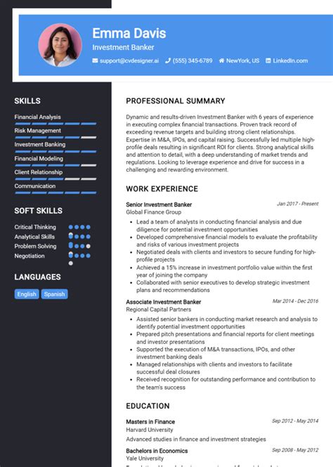 Commercial Banker Resume Example For 2024 How To Create A Professional