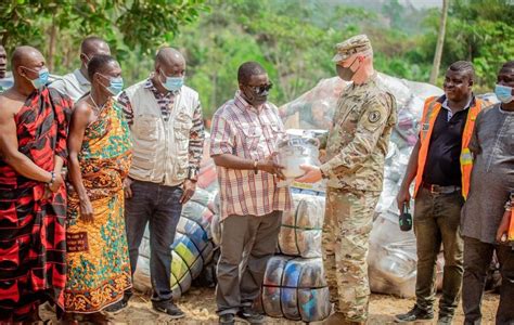 Us Humanitarian Assistance Arrives In Bogoso Apiate Defense