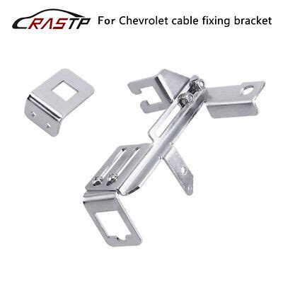 Gm Chrome Throttle Cable Kickdown Bracket Kick Down For Chevy Sbc Bbc