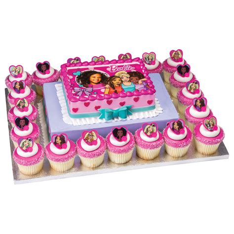 Barbie Cake And Cupcake Platter Decopac