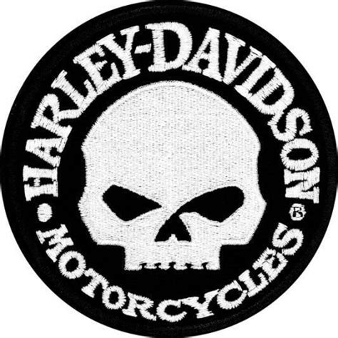 Harley Davidson Aufn Her Patch Modell Willi G Skull Cm X