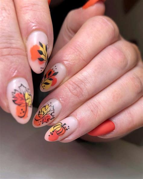 Fall Leaf Nail Art 25 Ideas Embrace The Season With Stunning Designs