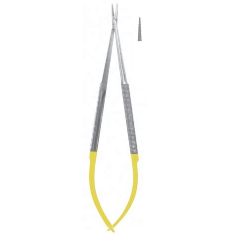 TC BARRAQUER DELICATE NEEDLE HOLDER SMOOTH STR WITHOUT LOCK 14CM