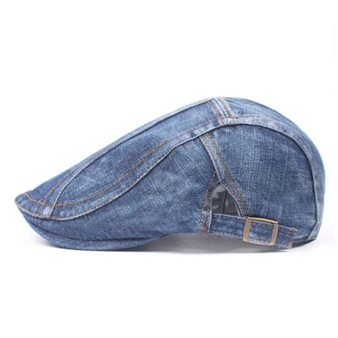 Zomer Denim Baret Caps Voor Mannen Vrouwen Katoen Grandado