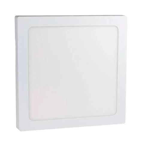 Painel Led Plafon Sobrepor 24w Quadrado Branco Frio 6500k L Eletrozonline