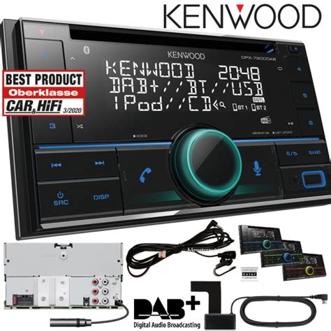 Monsteraudio Kenwood DPX 7200DAB 2 DIN DAB Autoradio Mit DAB Antenne