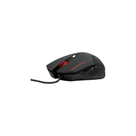 Mouse Gamer Tarantula Om Preto Vermelho Fortrek Seminovo