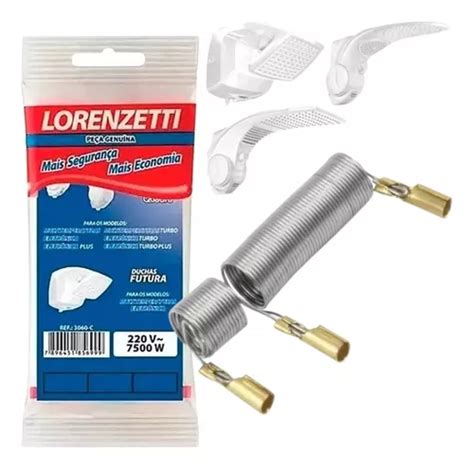 Resistencia Ducha Futura Lorenzetti 220V 7500W 3060 C Acqua Systems