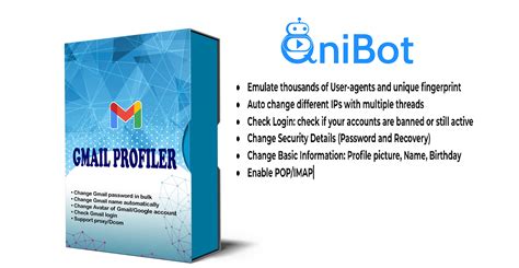 Gmail Password Changer - Auto Update Avatar - Recovery Email - Check