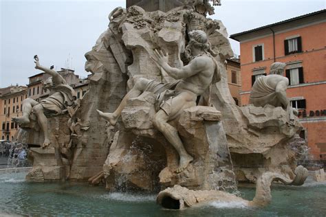 Gian Lorenzo Bernini Fontana Dei Quattro Fiumi 1648 51 Piazza