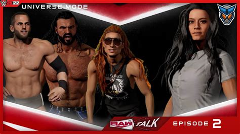 Wwe 2k22 Universe Mode Raw Talk Episode 2 Youtube