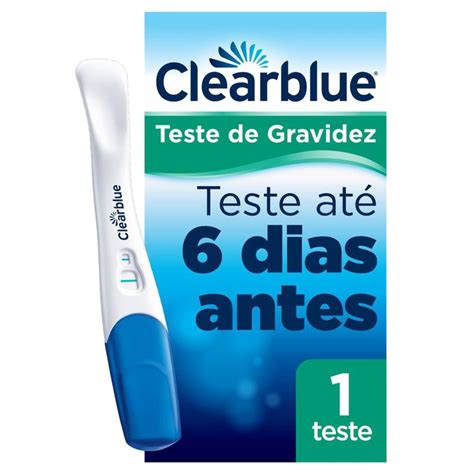 Teste De Gravidez Clearblue Resultado 6 Dias Antes 1 Unidade Panvel Farmácias