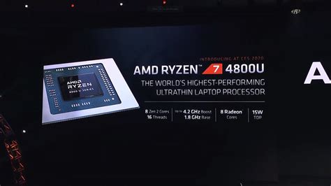 AMD officially announces its 3rd generation AMD Ryzen 4000 Series CPUs ...