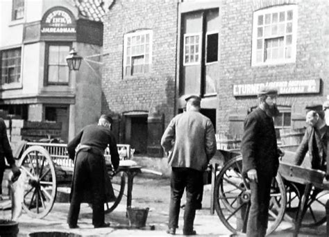fish market whitby date late  century  beautiful wall art