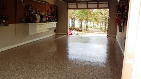 Finished Custom Garage Floors By Custom Garage Works In Dallas Tx