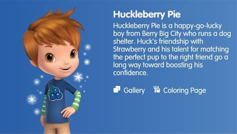 Huckleberry Pie- Strawberry Shortcake | Huckleberry pie strawberry ...