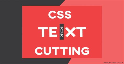 CSS Text Cut Effect On Hover | Divide Text And Reveal Another